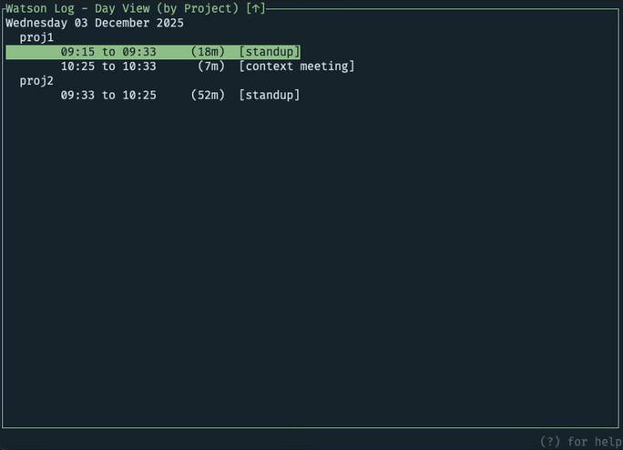 editing-an-entry Editing a time entry