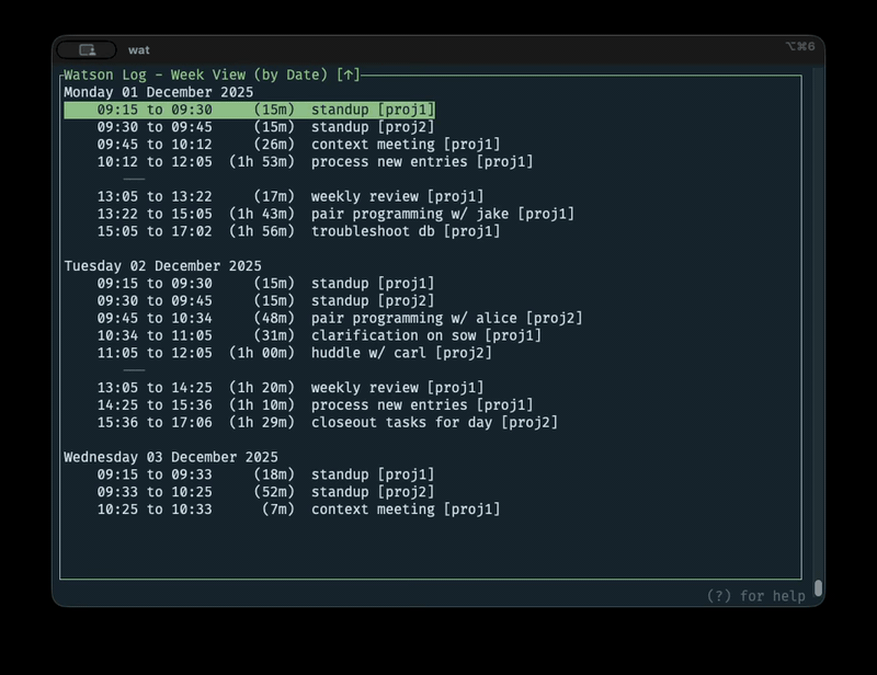 week-and-month-view Navigating by week or month